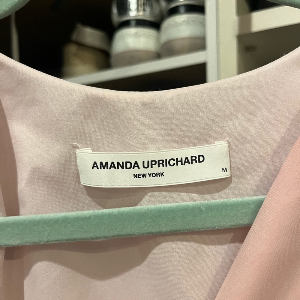 PINK AMANDA UPRICHARD RUFFLE DRESS - Picture 3 of 7